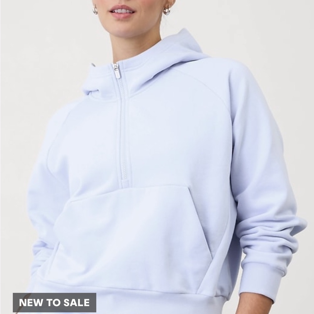Athleta Blue Oversized Boxy Hoodie